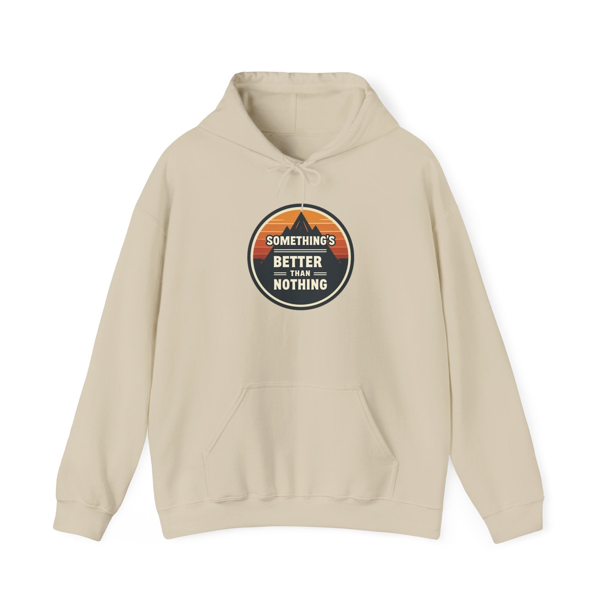 Hoodie - "Something Better Than Nothing" Vintage Mountain Graphic Hoodie